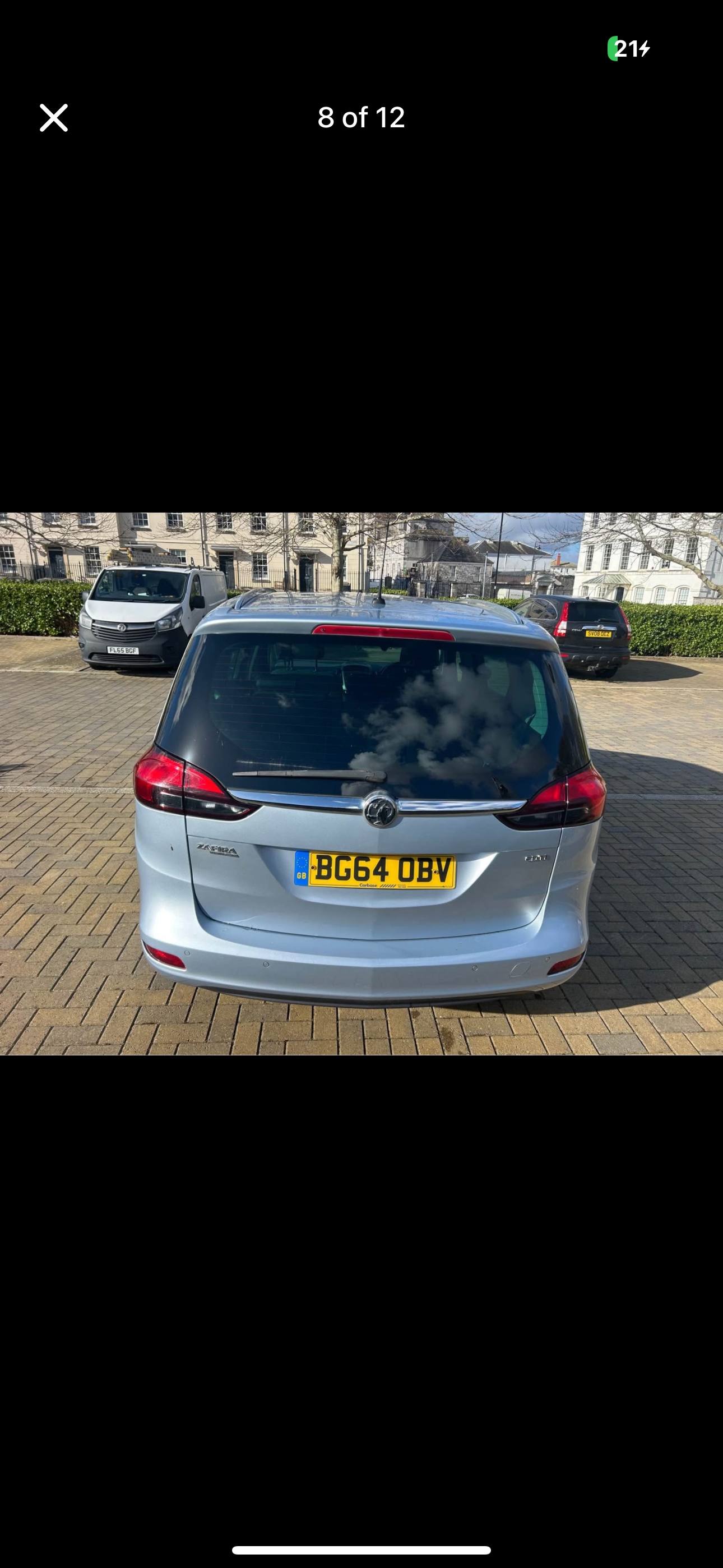 Used Vauxhall Zafira 2014 for sale - 77979650: Photo 7