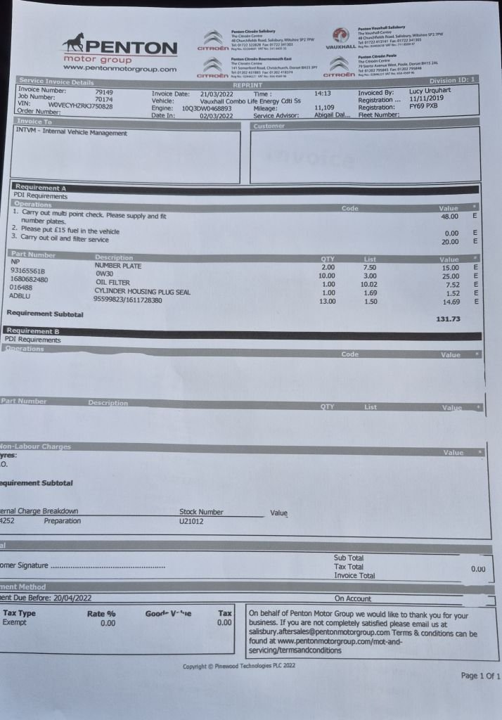 Used Vauxhall Combo Life 2019 for sale - 77133071: Photo 20