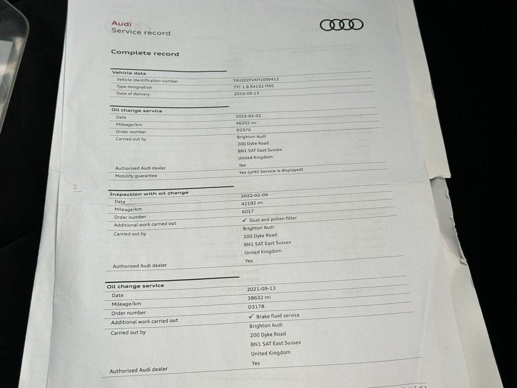 Used Audi TT 2016 for sale - 76642124: Photo 30
