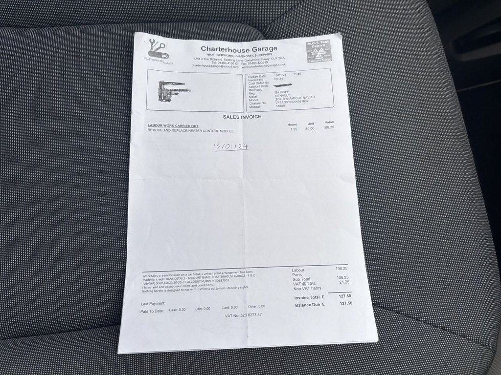 Used Renault Zoe 2016 for sale - 76496179: Photo 26