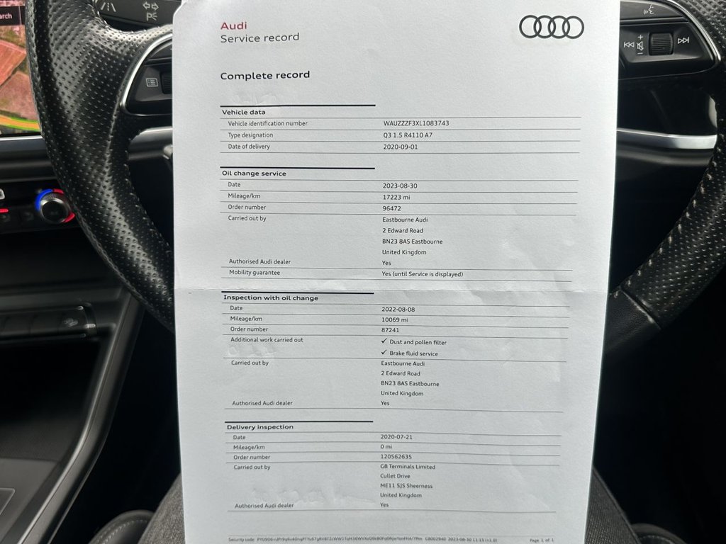 Used Audi Q3 2020 for sale - 77780254: Photo 22