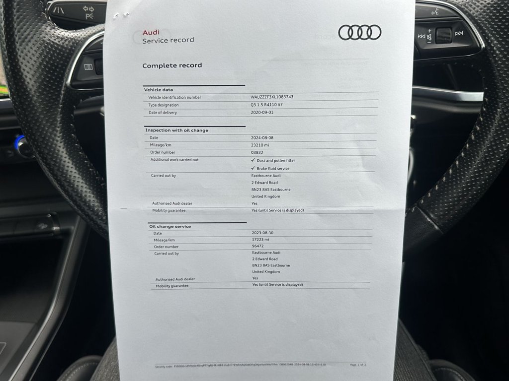 Used Audi Q3 2020 for sale - 77780254: Photo 23