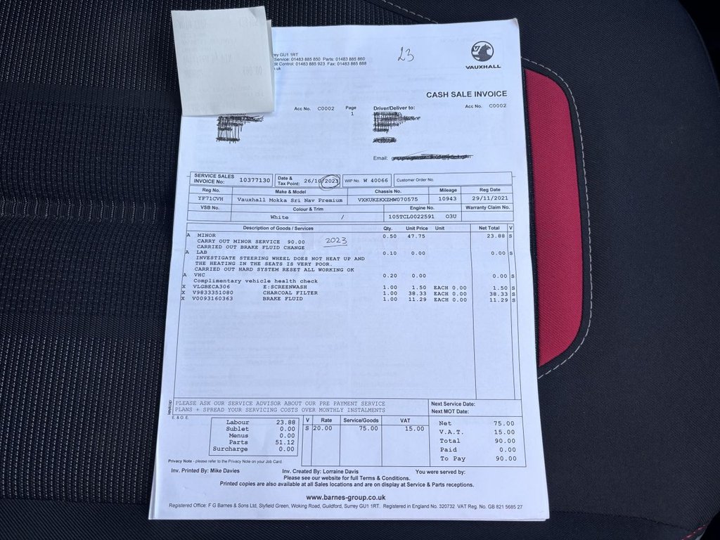 Used Vauxhall Mokka Electric 2021 for sale - 76792045: Photo 19