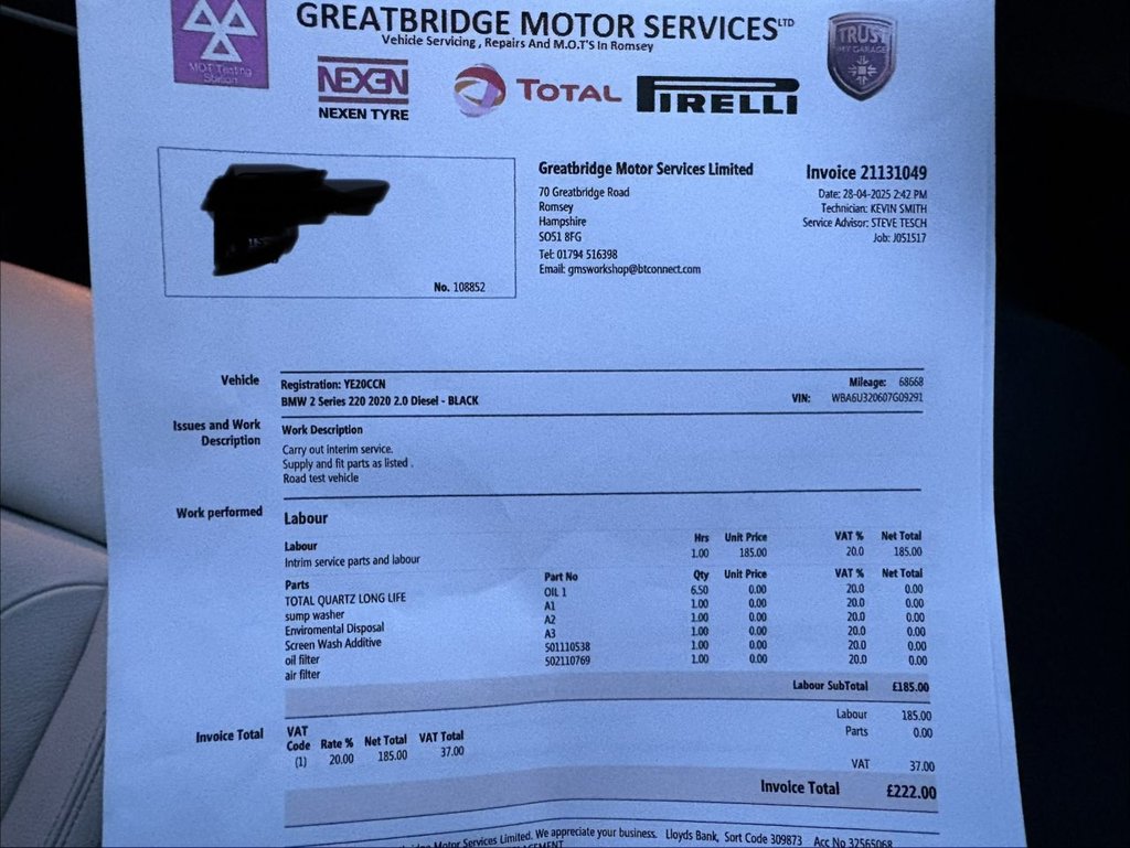 Used BMW 2 Series Active Tourer 2020 for sale - 77534284: Photo 27