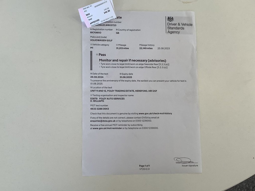 Used Volkswagen Golf 2020 for sale - 77936013: Photo 37