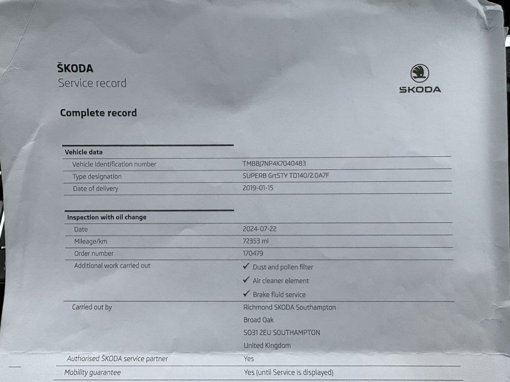 Used Skoda Superb 2019 for sale - 76417081: Photo 23