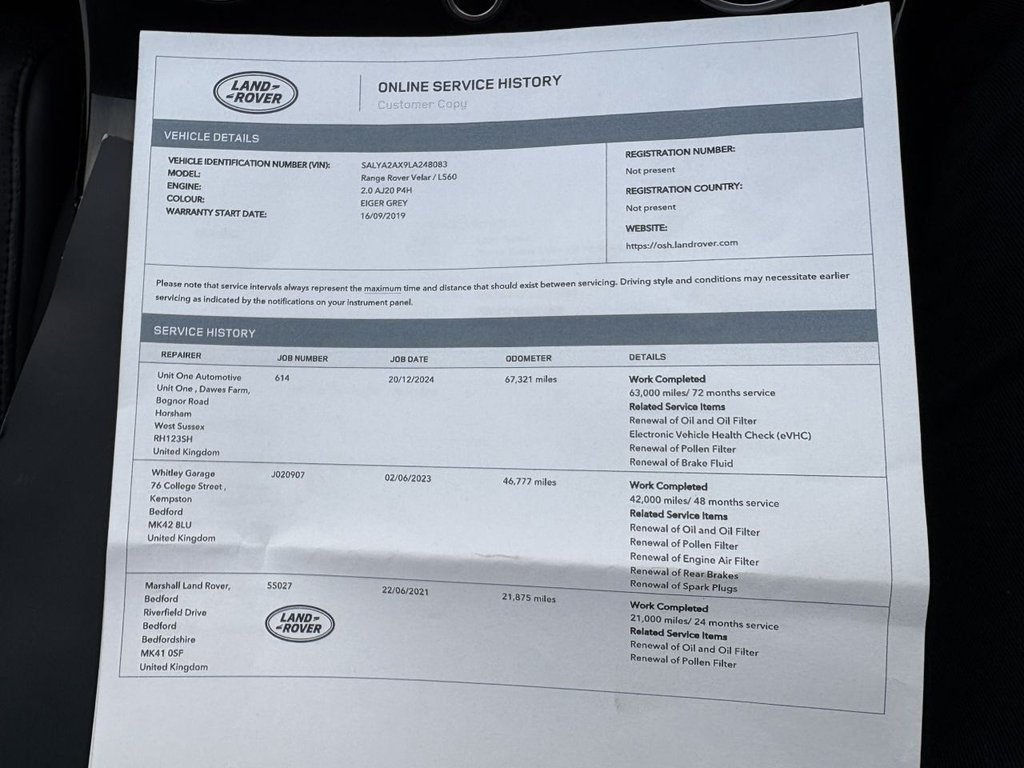 Used Land Rover Range Rover Velar 2019 for sale - 77133807: Photo 25