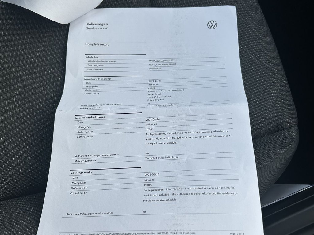 Used Volkswagen Golf 2020 for sale - 76558533: Photo 24