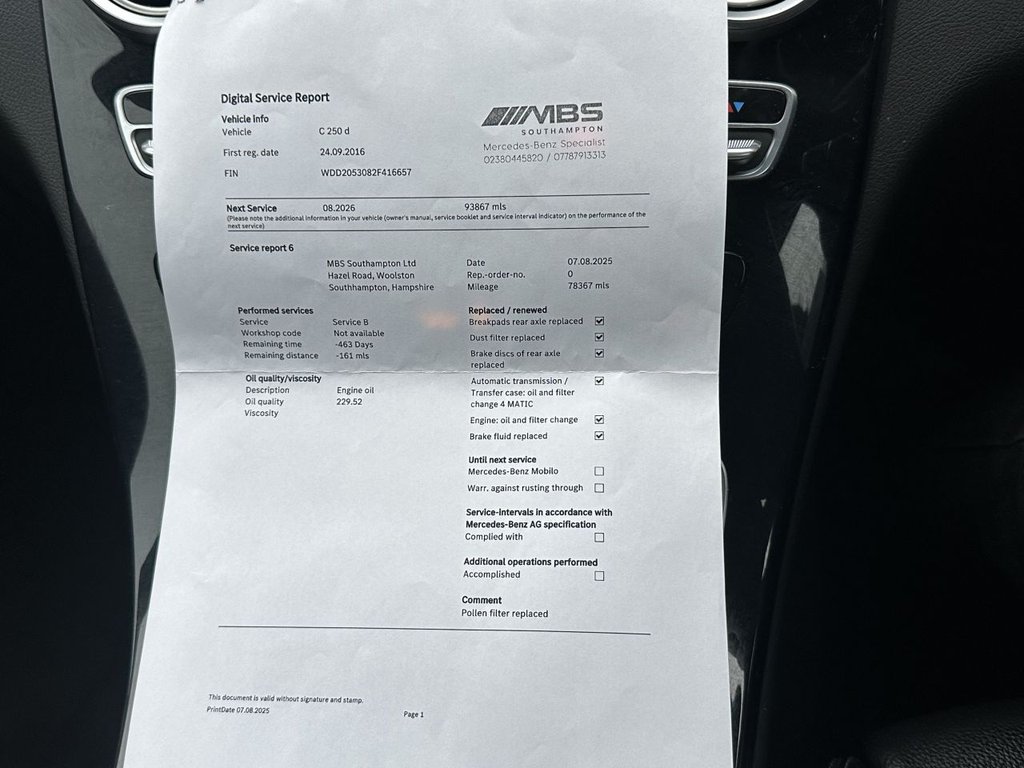 Used Mercedes-Benz C Class 2016 for sale - 77341201: Photo 29