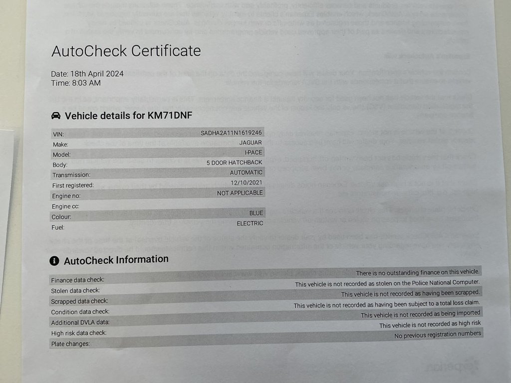 Used Jaguar I-Pace 2021 for sale - 78029822: Photo 22