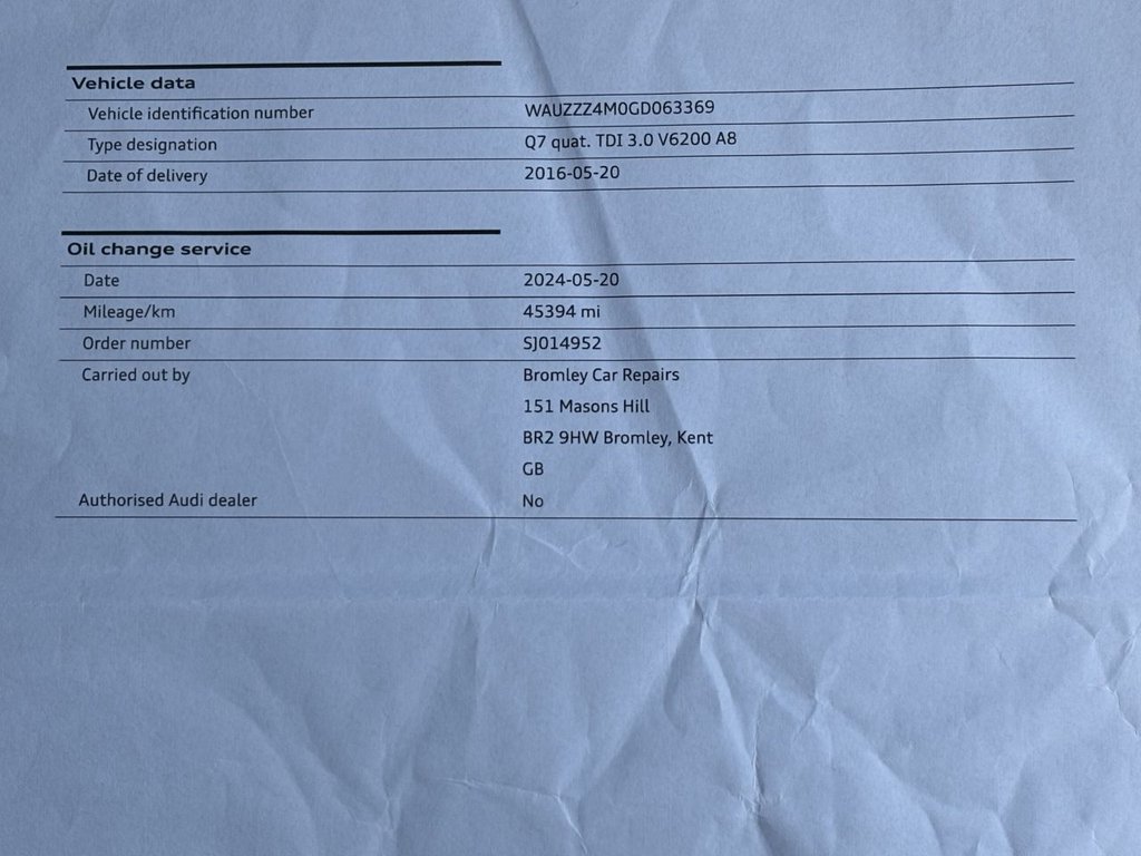 Used Audi Q7 2016 for sale - 76686654: Photo 28