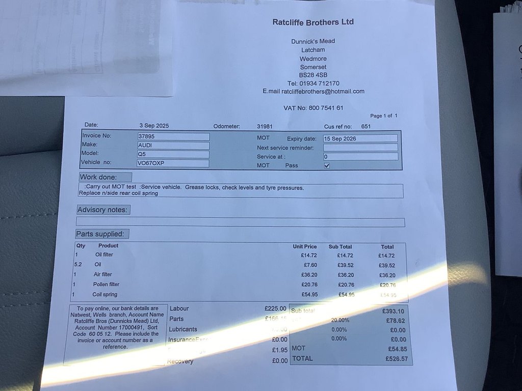 Used Audi Q5 2017 for sale - 77708724: Photo 26