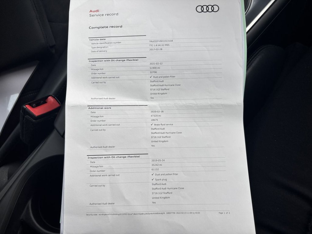 Used Audi TT 2017 for sale - 76496192: Photo 23