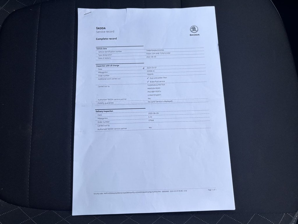 Used Skoda Fabia 2022 for sale - 76867284: Photo 20