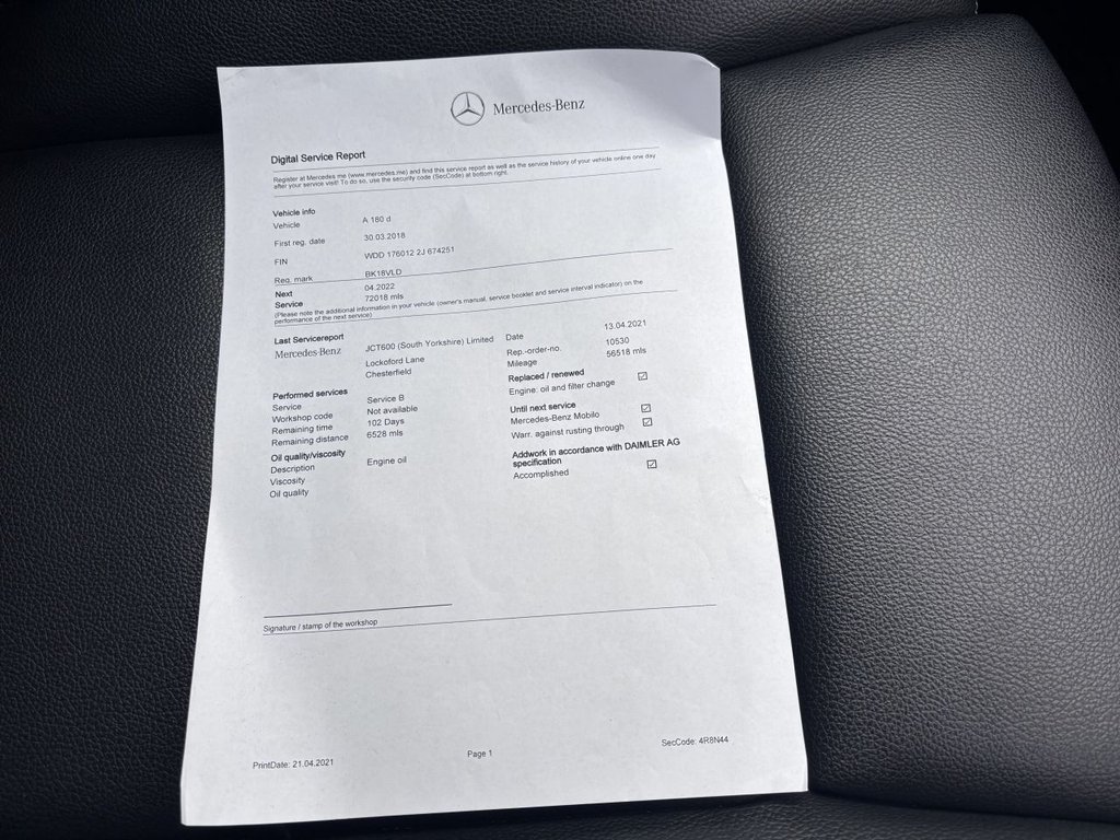 Used Mercedes-Benz A-Class 2018 for sale - 76385981: Photo 23