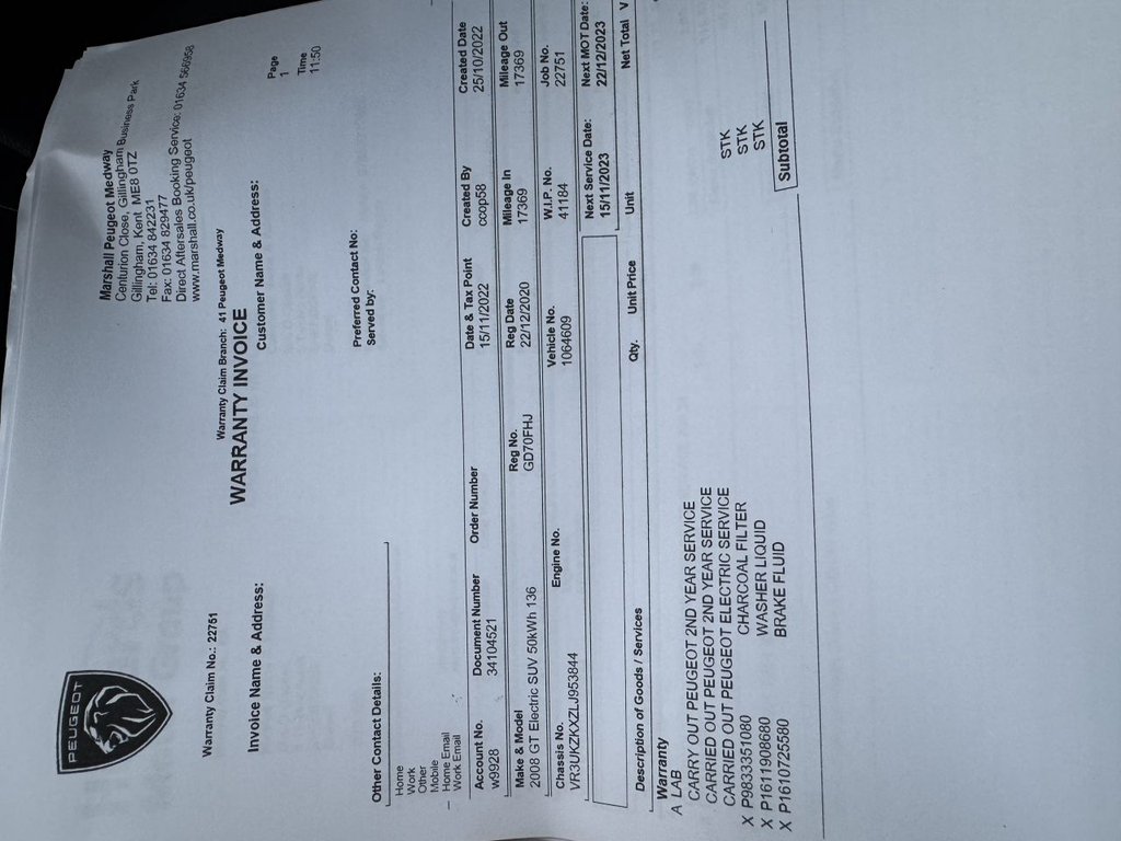 Used Peugeot E-2008 2020 for sale - 77795059: Photo 23