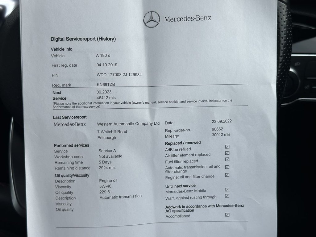 Used Mercedes-Benz A-Class 2019 for sale - 77692470: Photo 28