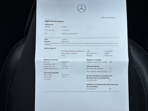 Used Mercedes-Benz E-Class 2016 for sale - 75320846: Photo 36