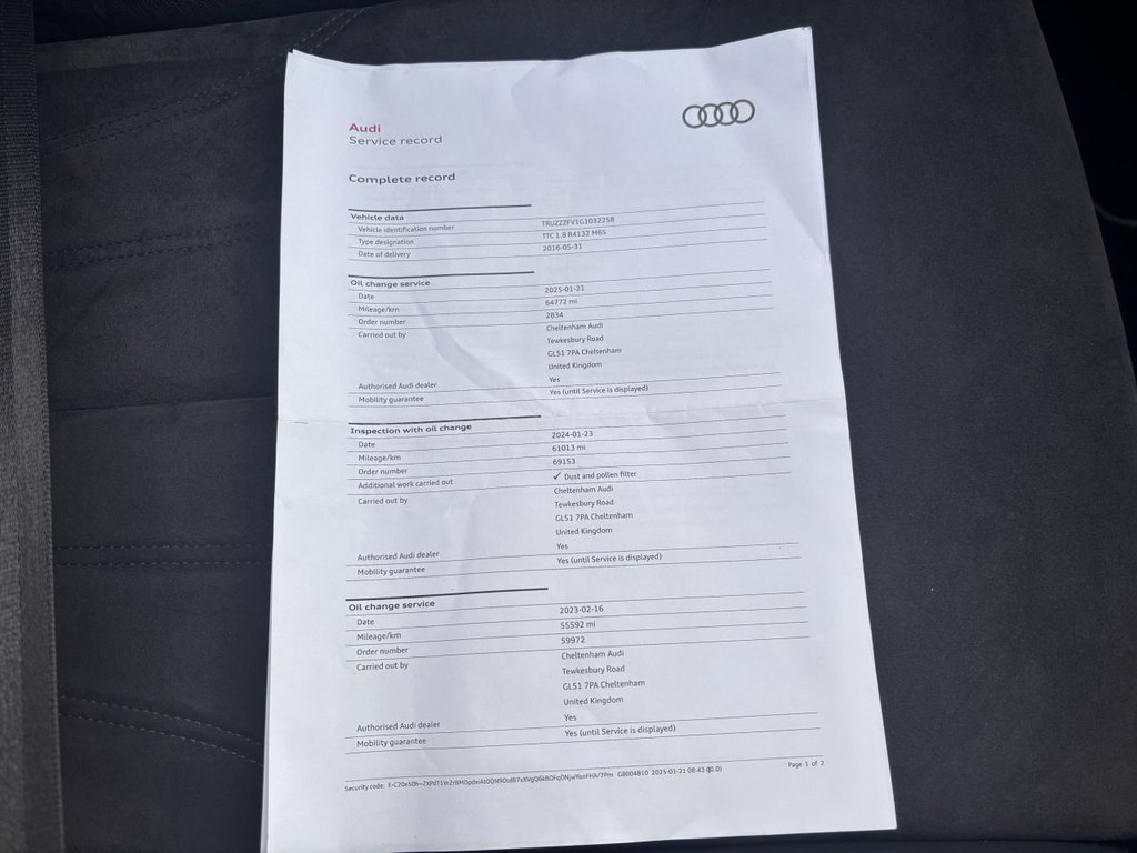 Used Audi TT 2016 for sale - 77027271: Photo 20