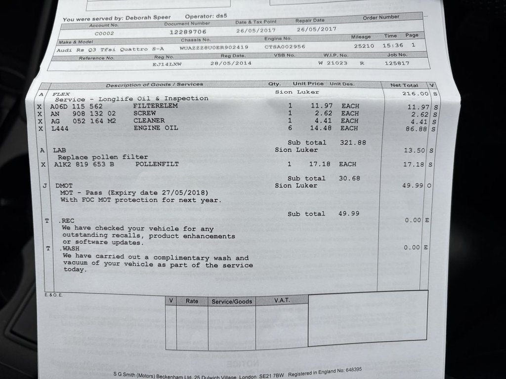 Used Audi RS Q3 2014 for sale - 76792091: Photo 34
