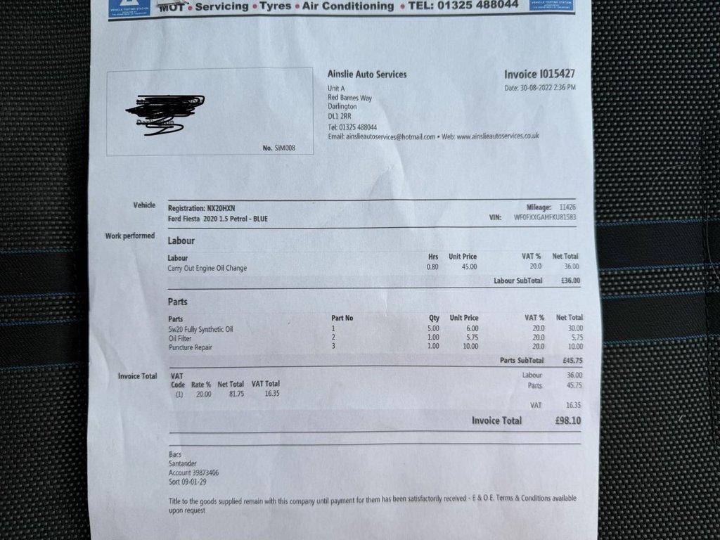 Used Ford Fiesta 2020 for sale - 77952266: Photo 18