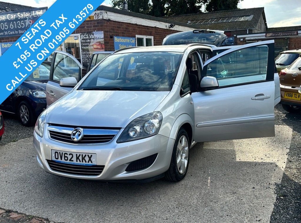 Used Vauxhall Zafira 2012 for sale - 76048594: Photo 1