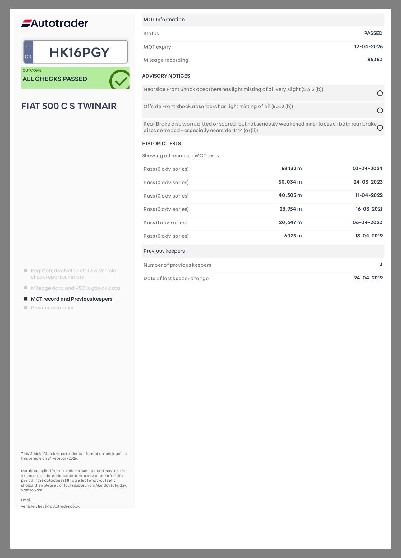 Used Fiat 500C for sale - 77753234: Photo 24