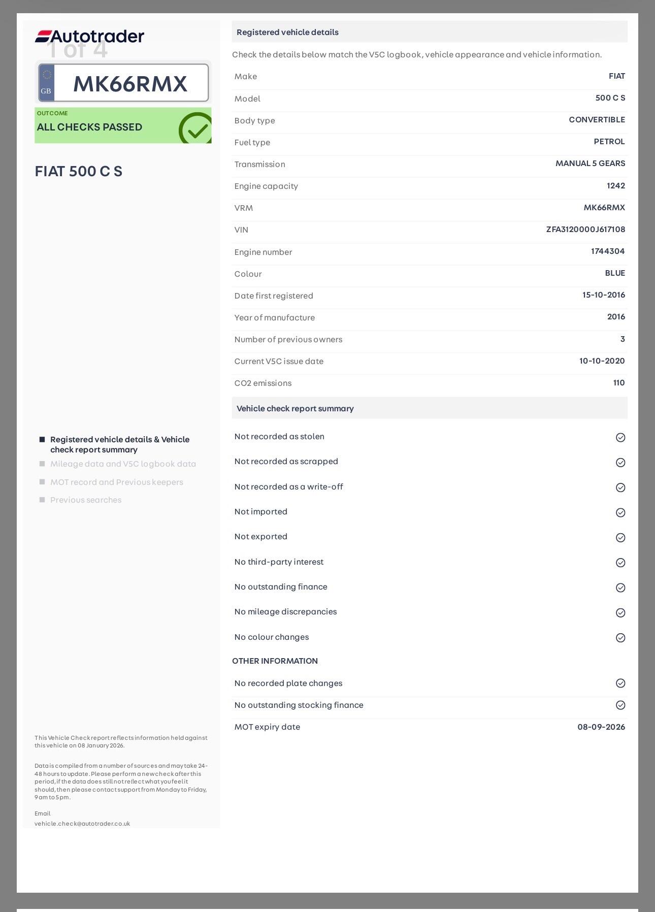 Used Fiat 500C 2016 for sale - 77144231: Photo 41