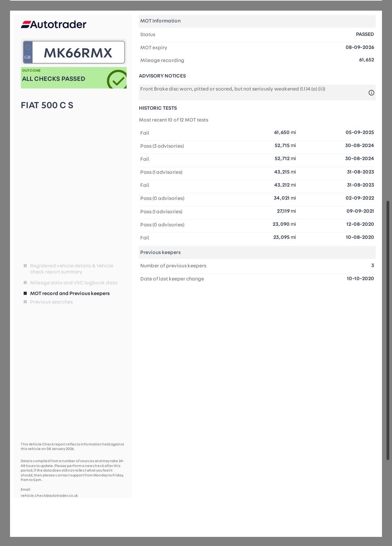 Used Fiat 500C 2016 for sale - 77144231: Photo 43