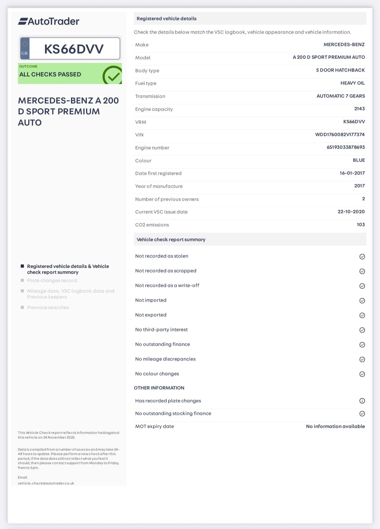 Used Mercedes-Benz A-Class 2017 for sale - 76689406: Photo 15