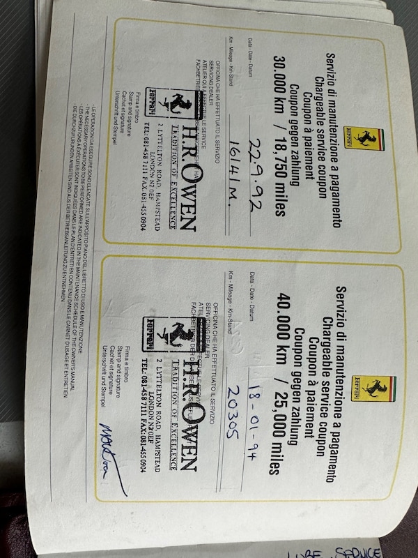 Used Ferrari 328 for sale - 74596011: Photo 93