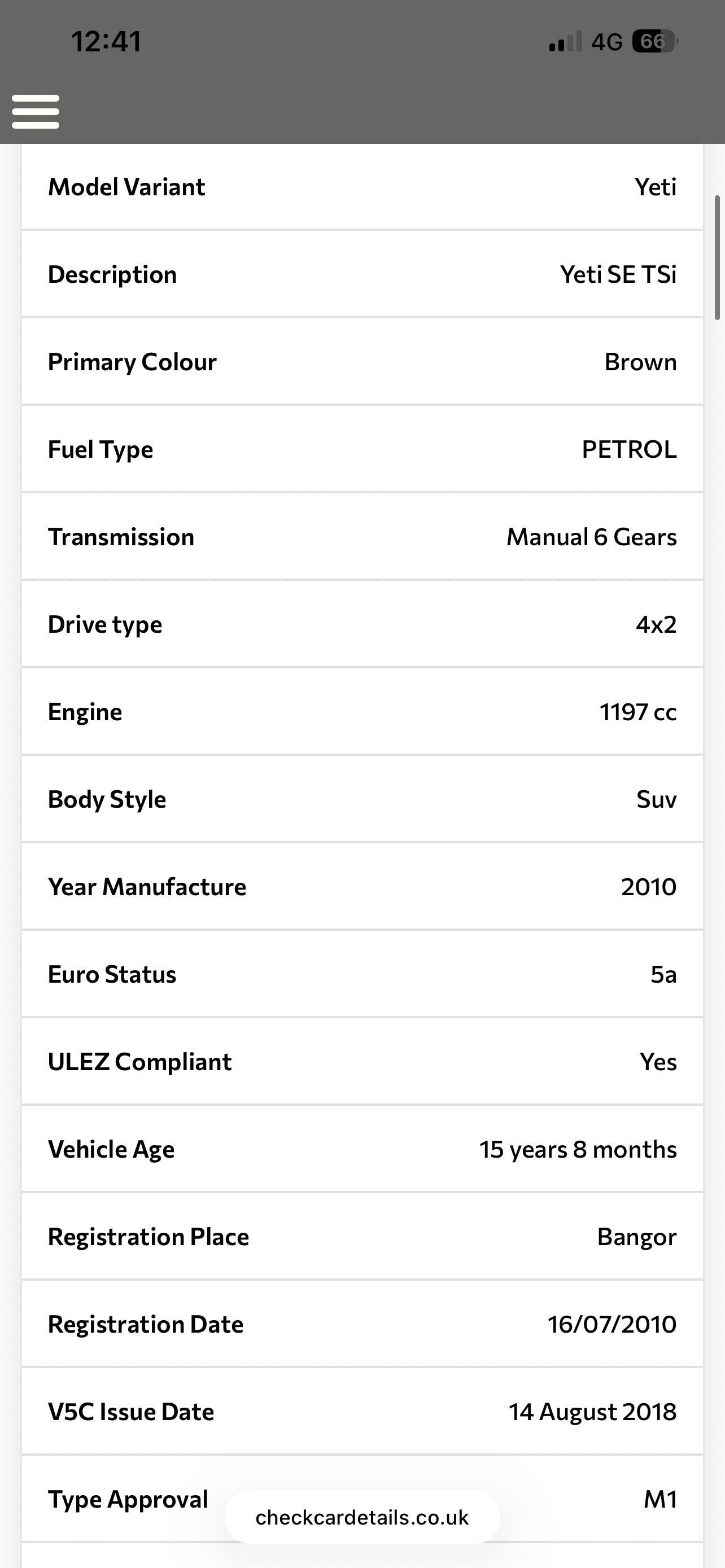 Used Skoda Yeti 2010 for sale - 78026976: Photo 10