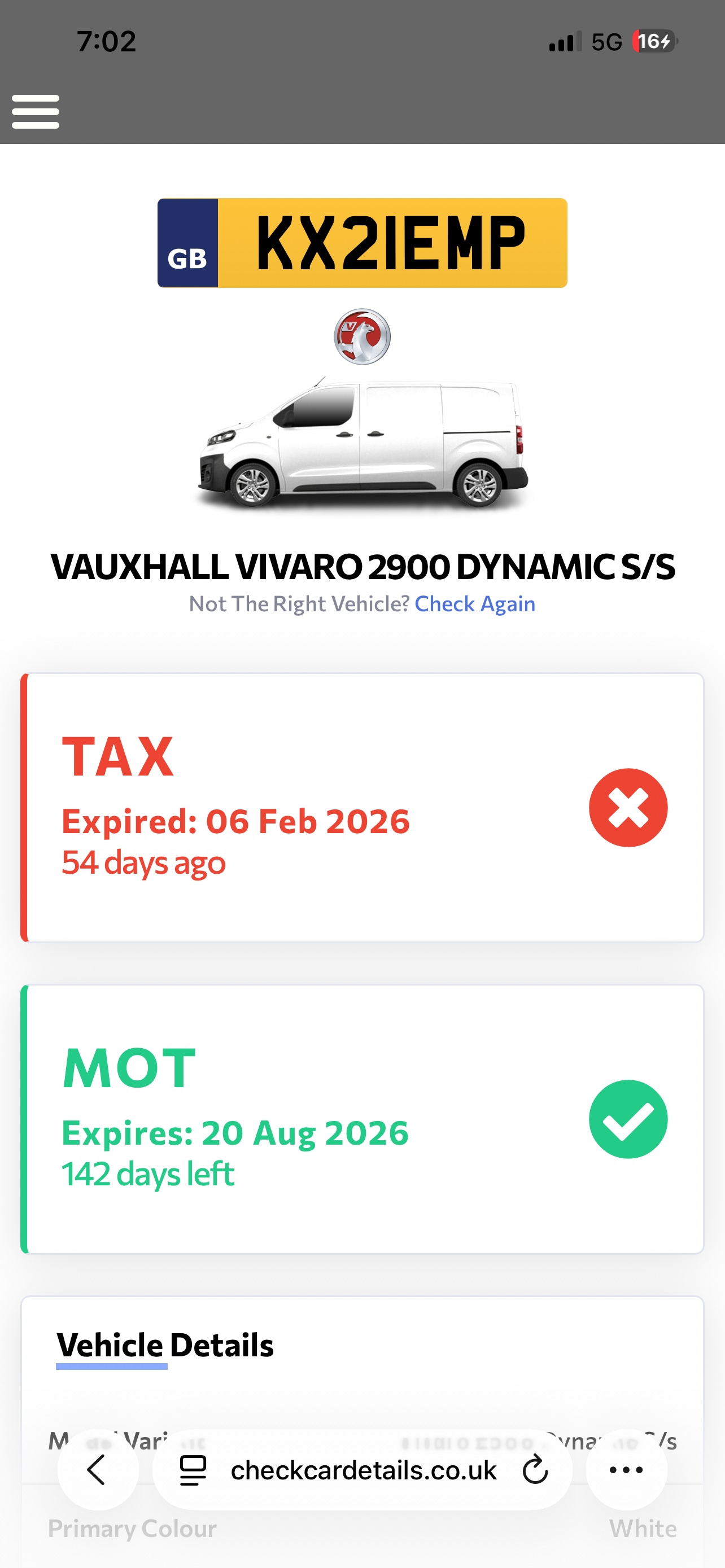 Used Vauxhall Vivaro 2021 for sale - 78097691: Photo 9