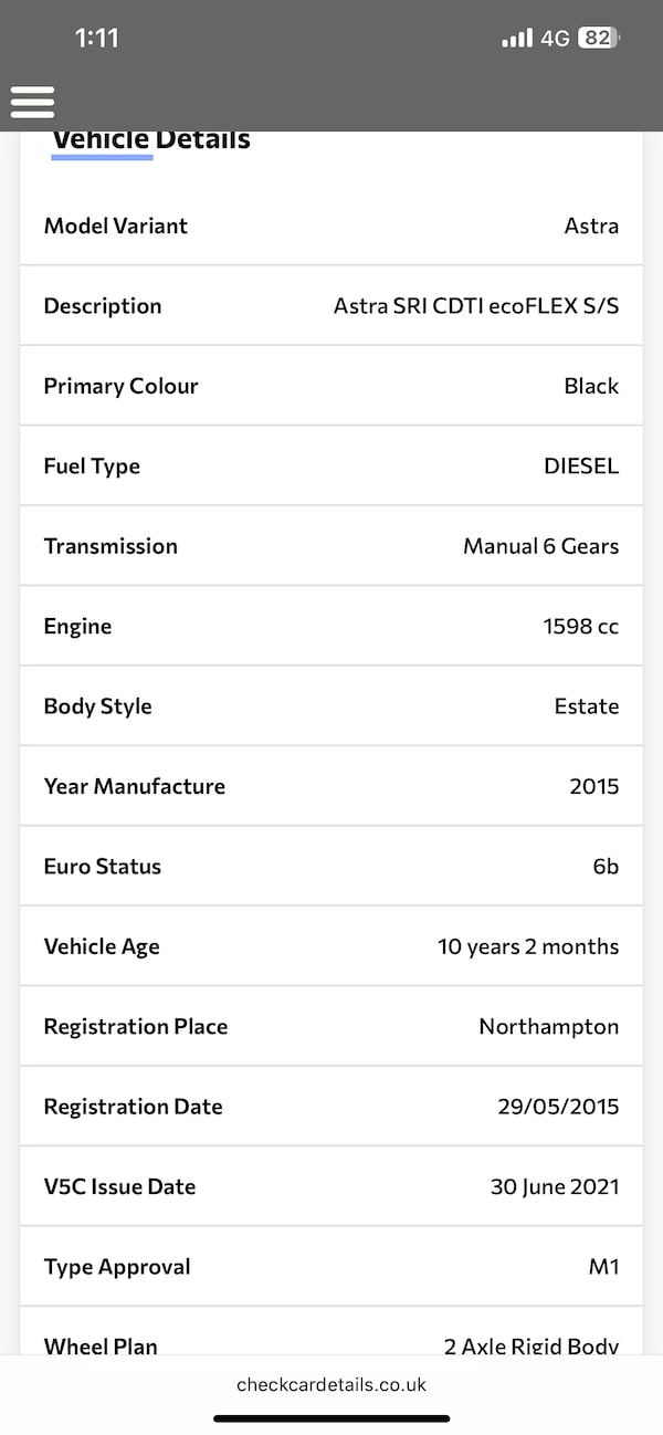 Used Vauxhall Astra 2015 for sale - 75299751: Photo 9