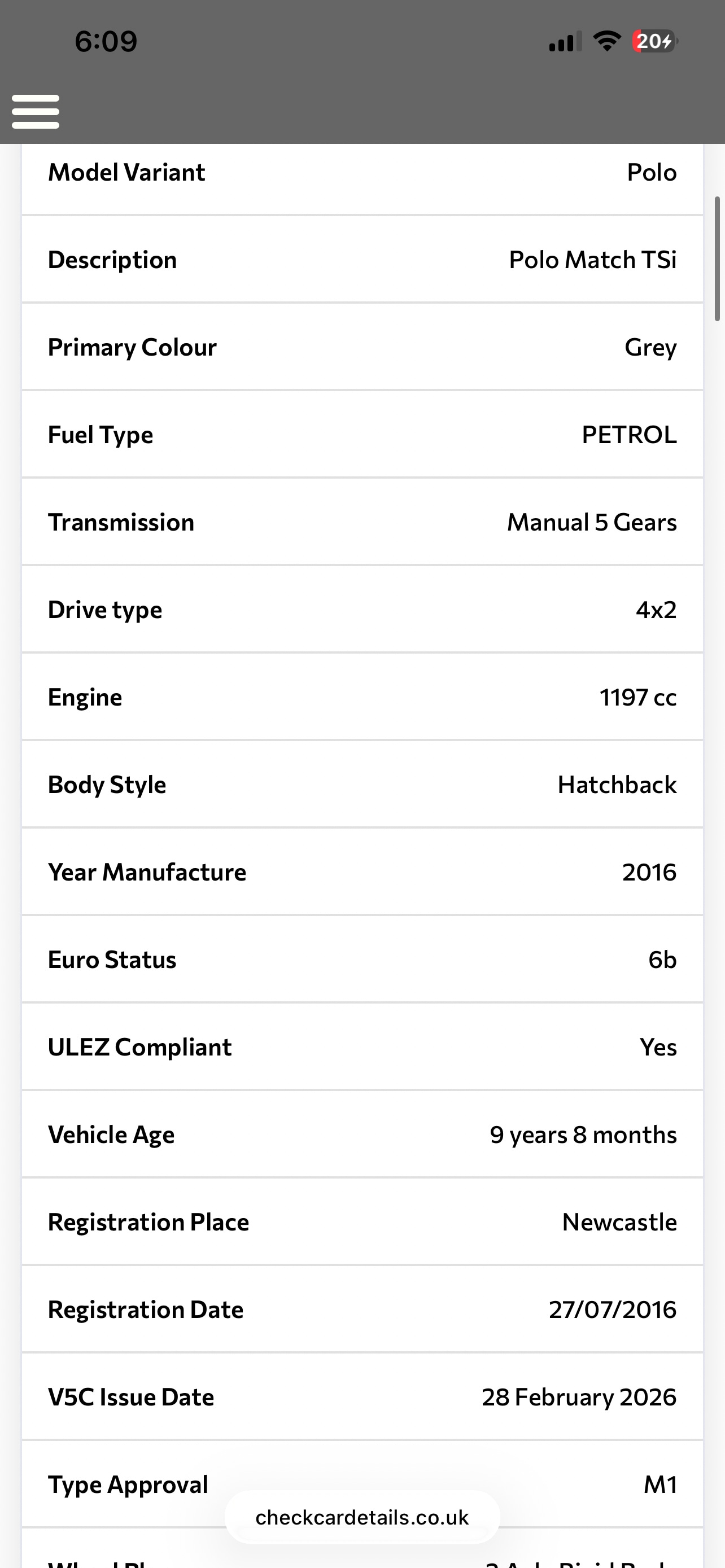 Used Volkswagen Polo 2016 for sale - 78030873: Photo 12