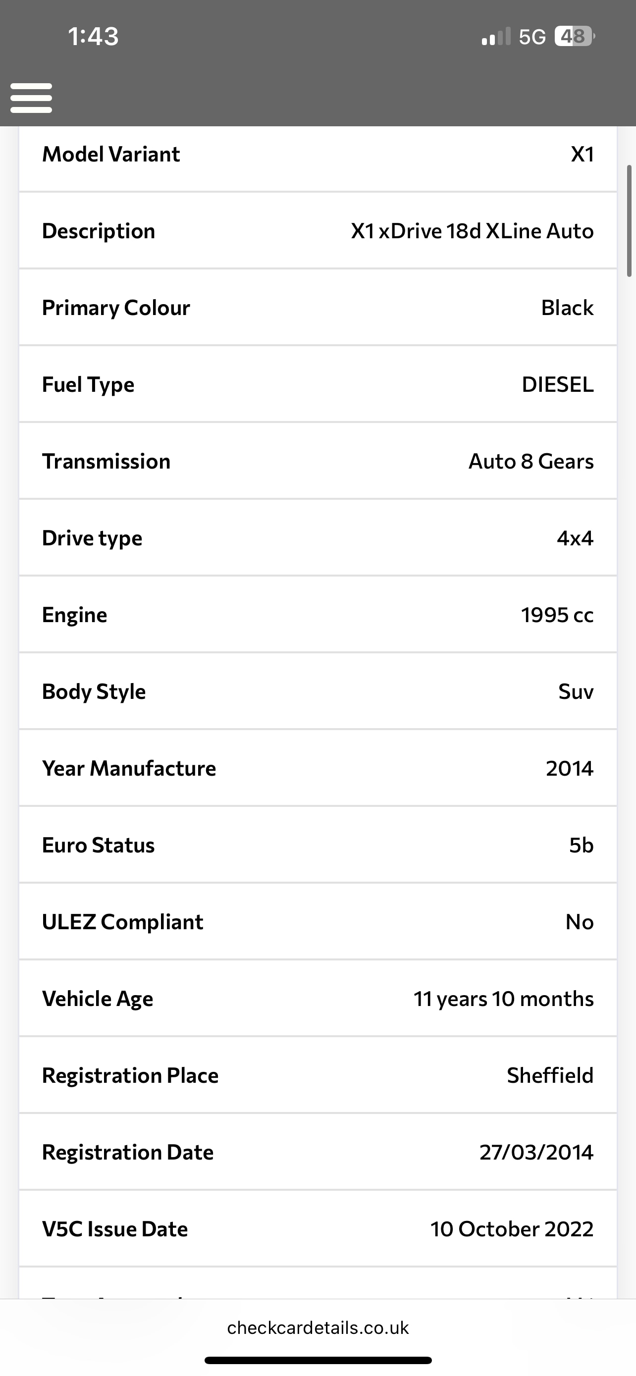 Used BMW X1 2014 for sale - 77140792: Photo 13