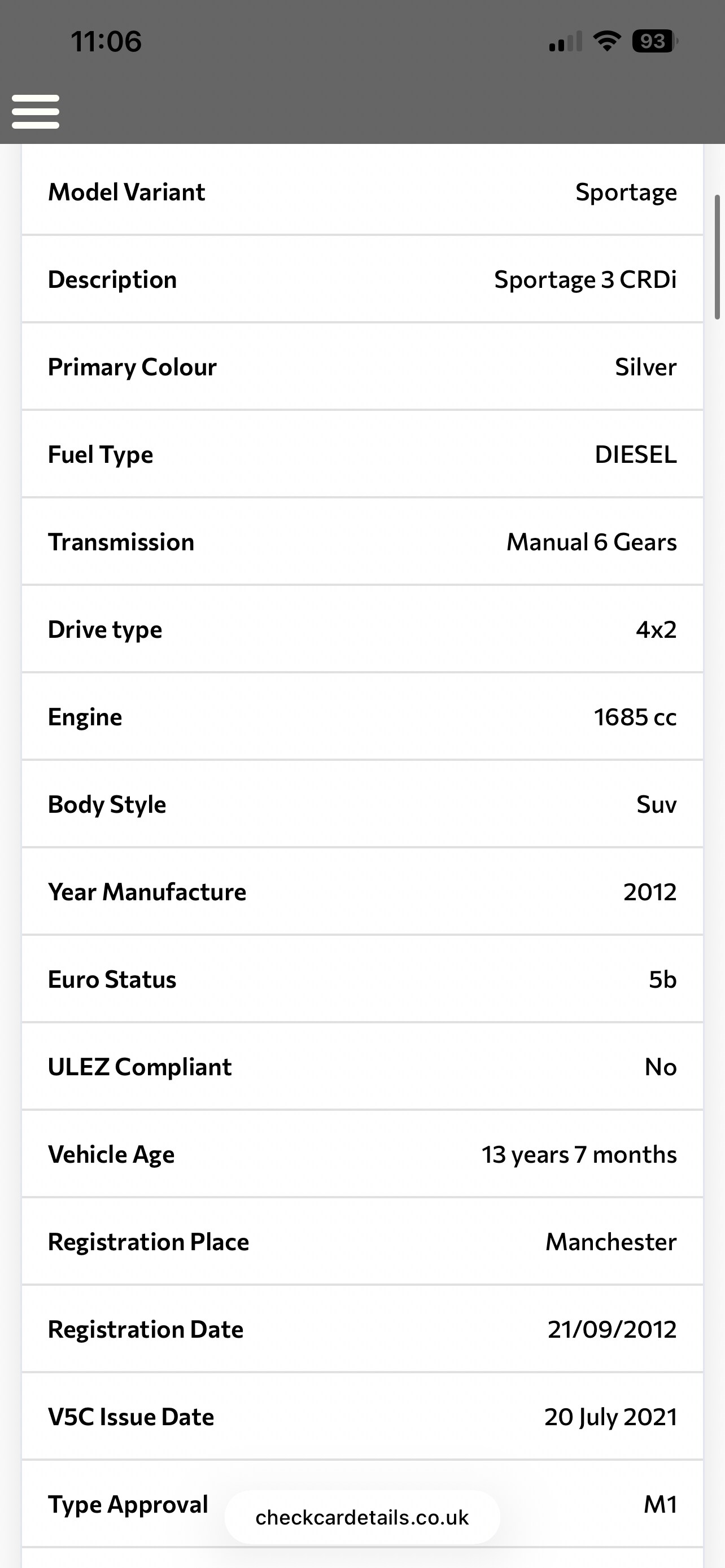 Used Kia Sportage 2012 for sale - 78131675: Photo 11