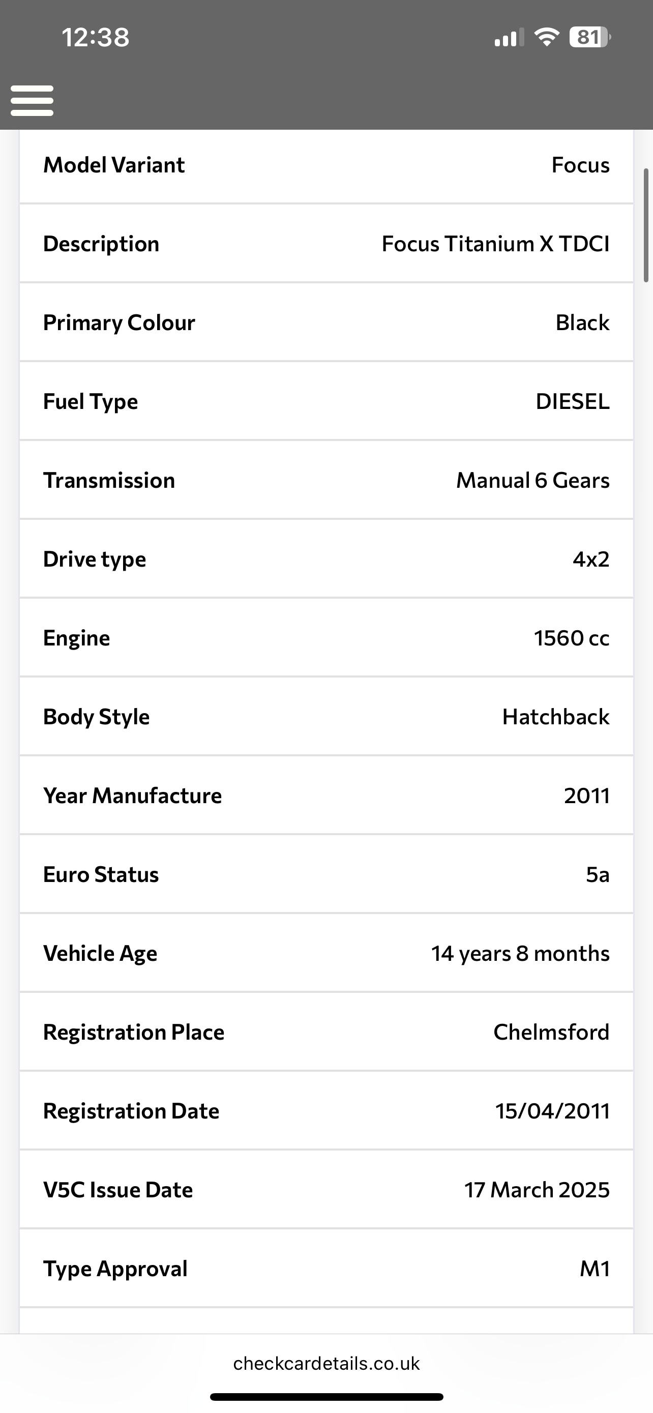 Used Ford Focus 2011 for sale - 76905720: Photo 13