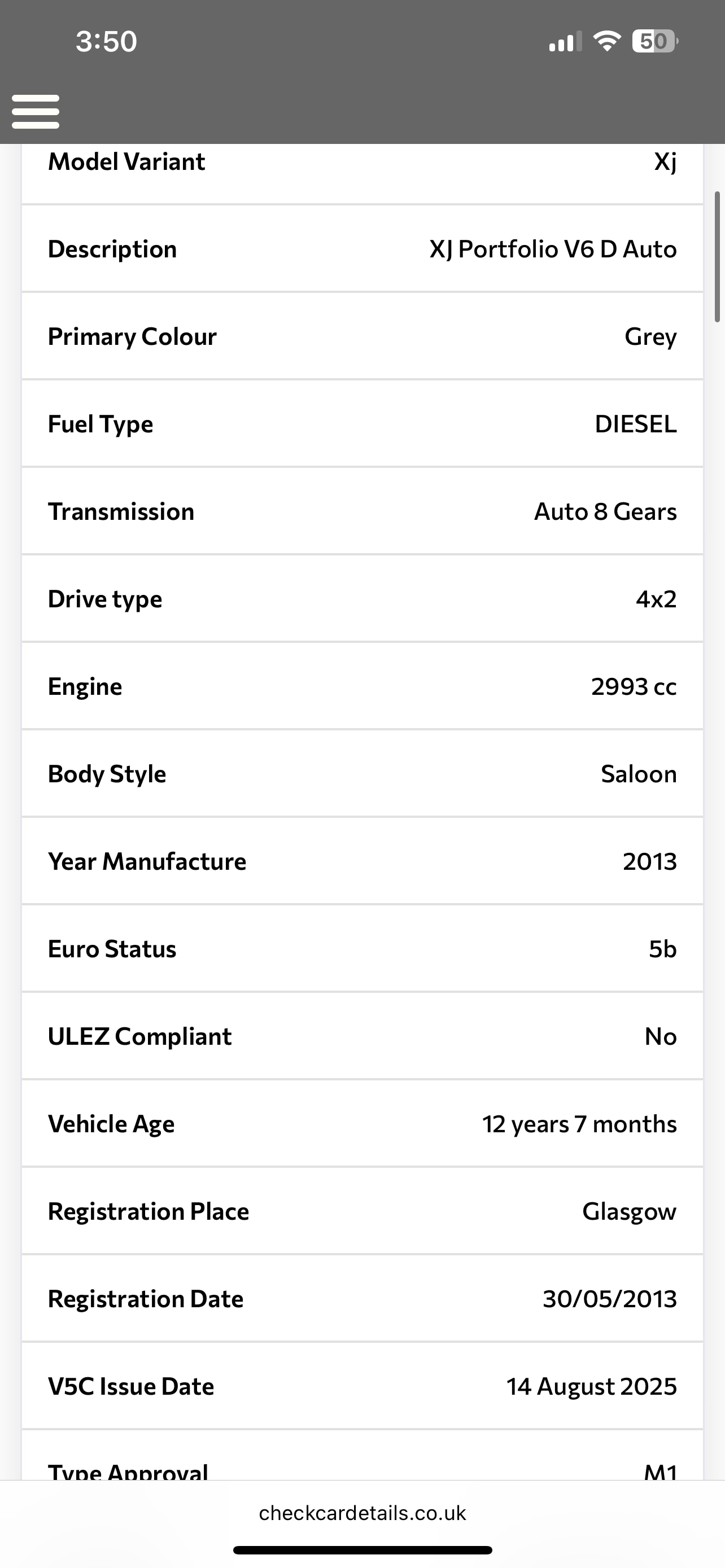 Used Jaguar XJ 2013 for sale - 77071740: Photo 10