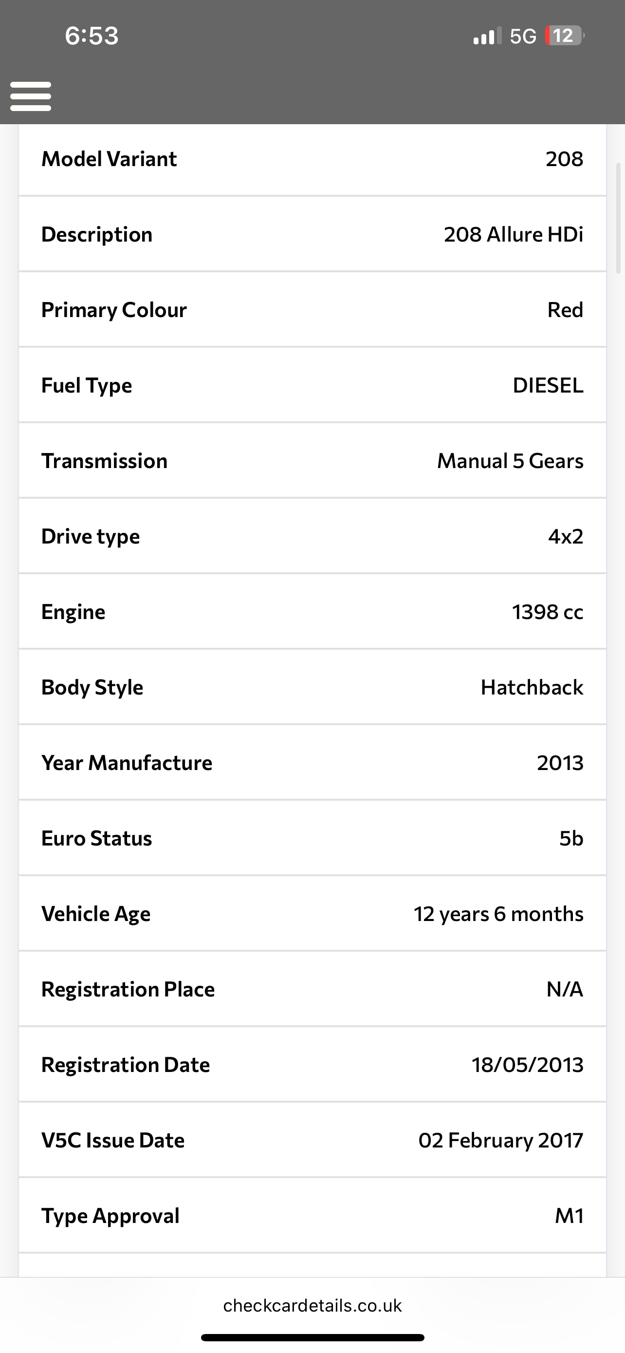 Used Peugeot 208 2013 for sale - 76559597: Photo 11