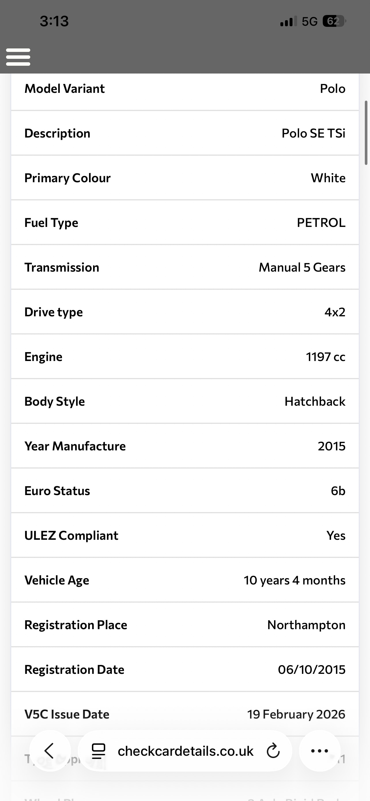 Used Volkswagen Polo 2015 for sale - 77630744: Photo 10