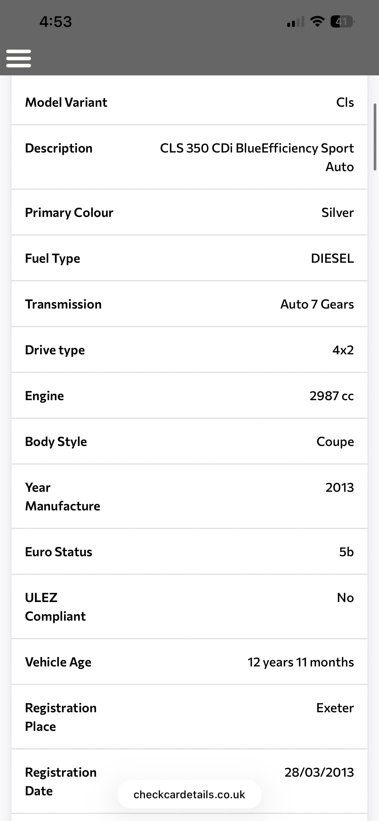 Used Mercedes-Benz CLS 2013 for sale - 77653405: Photo 10