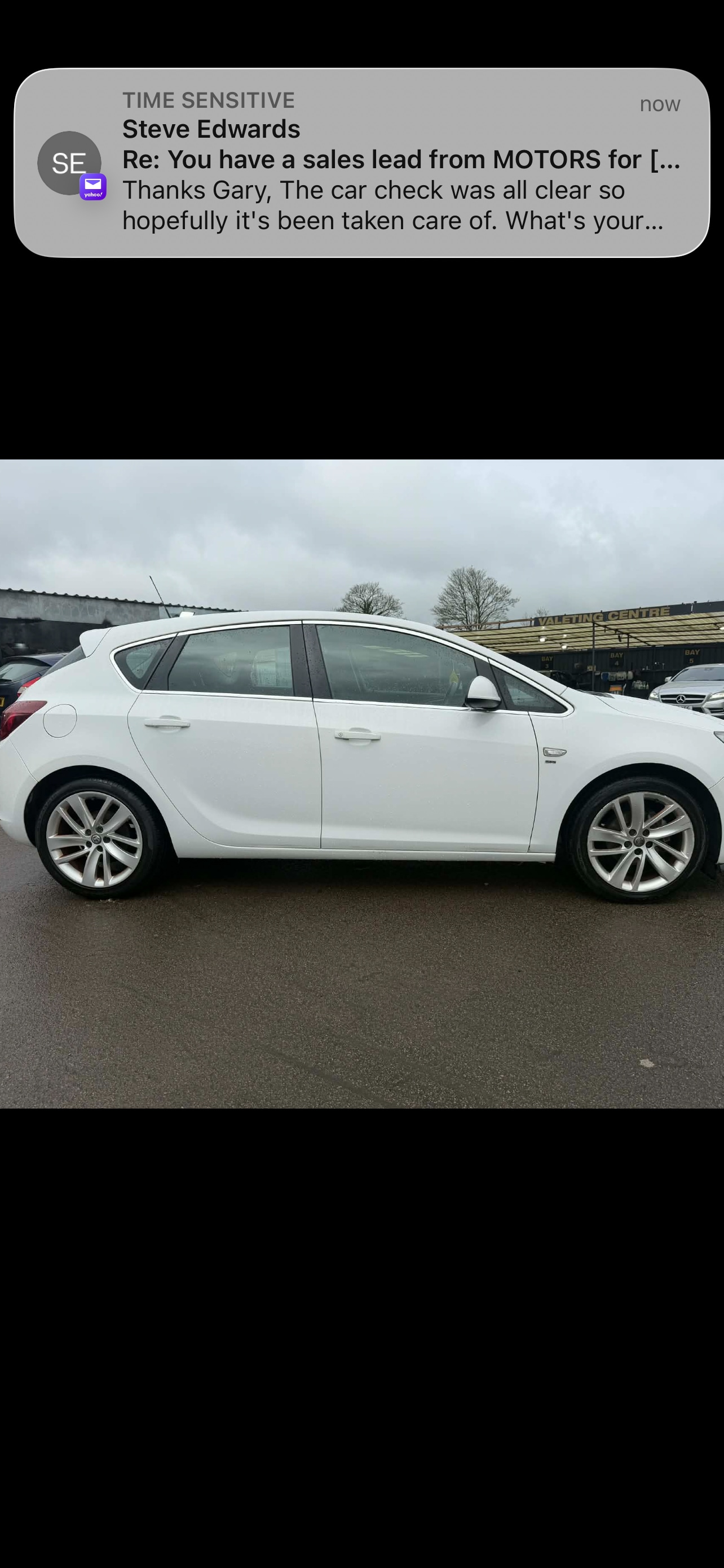 Used Vauxhall Astra 2013 for sale - 77694645: Photo 2