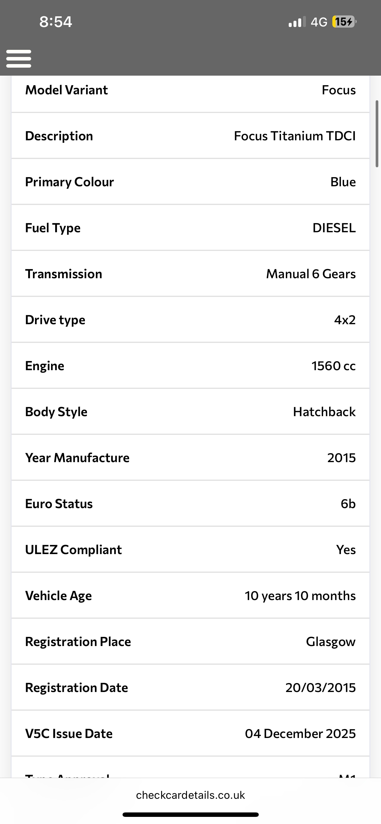 Used Ford Focus 2015 for sale - 77140874: Photo 12