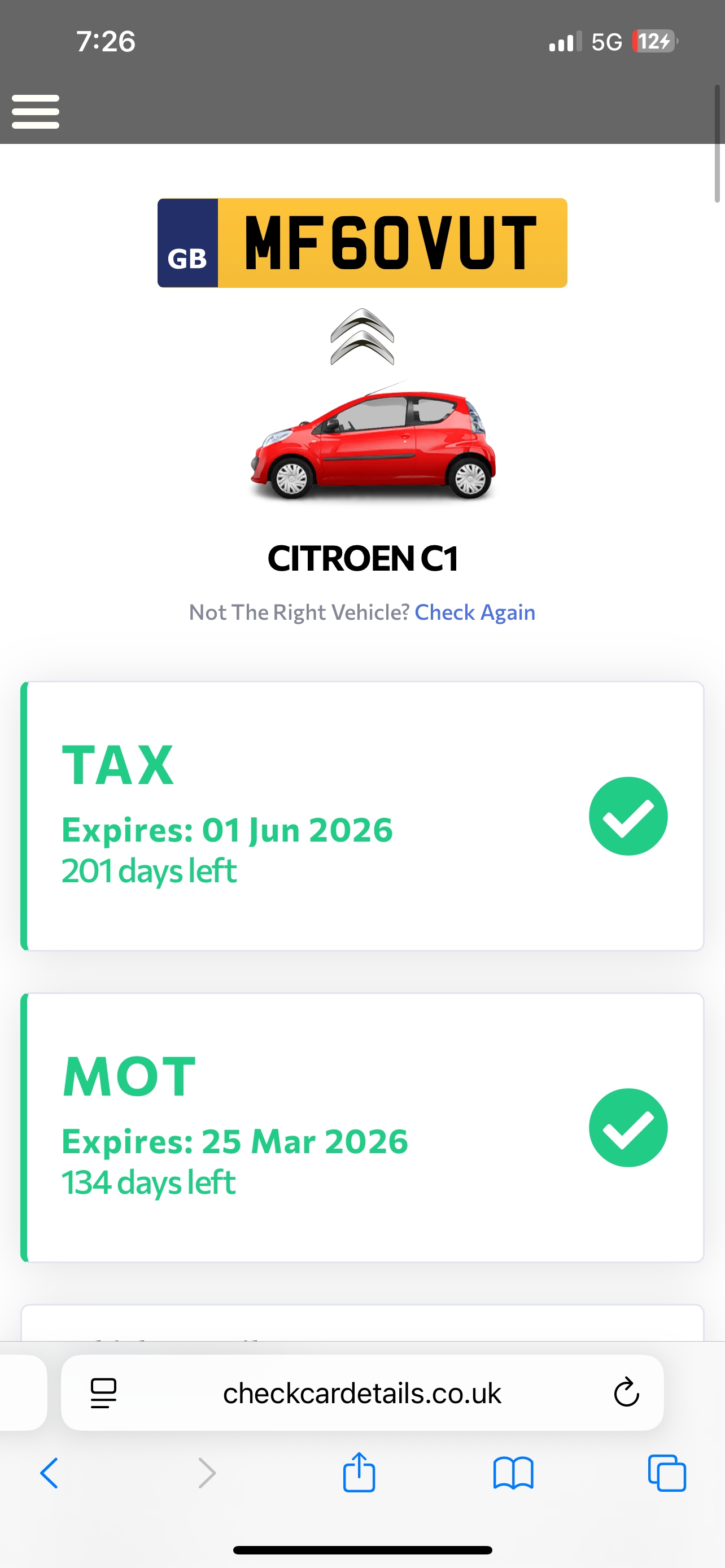 Used Citroen C1 2010 for sale - 76559627: Photo 10