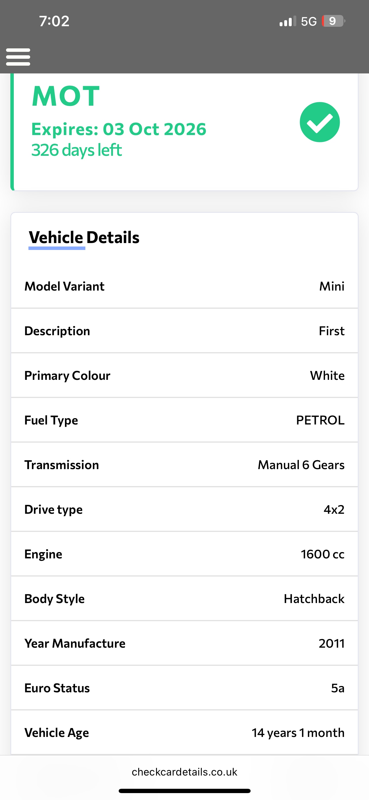 Used MINI Hatch 2011 for sale - 76559606: Photo 11