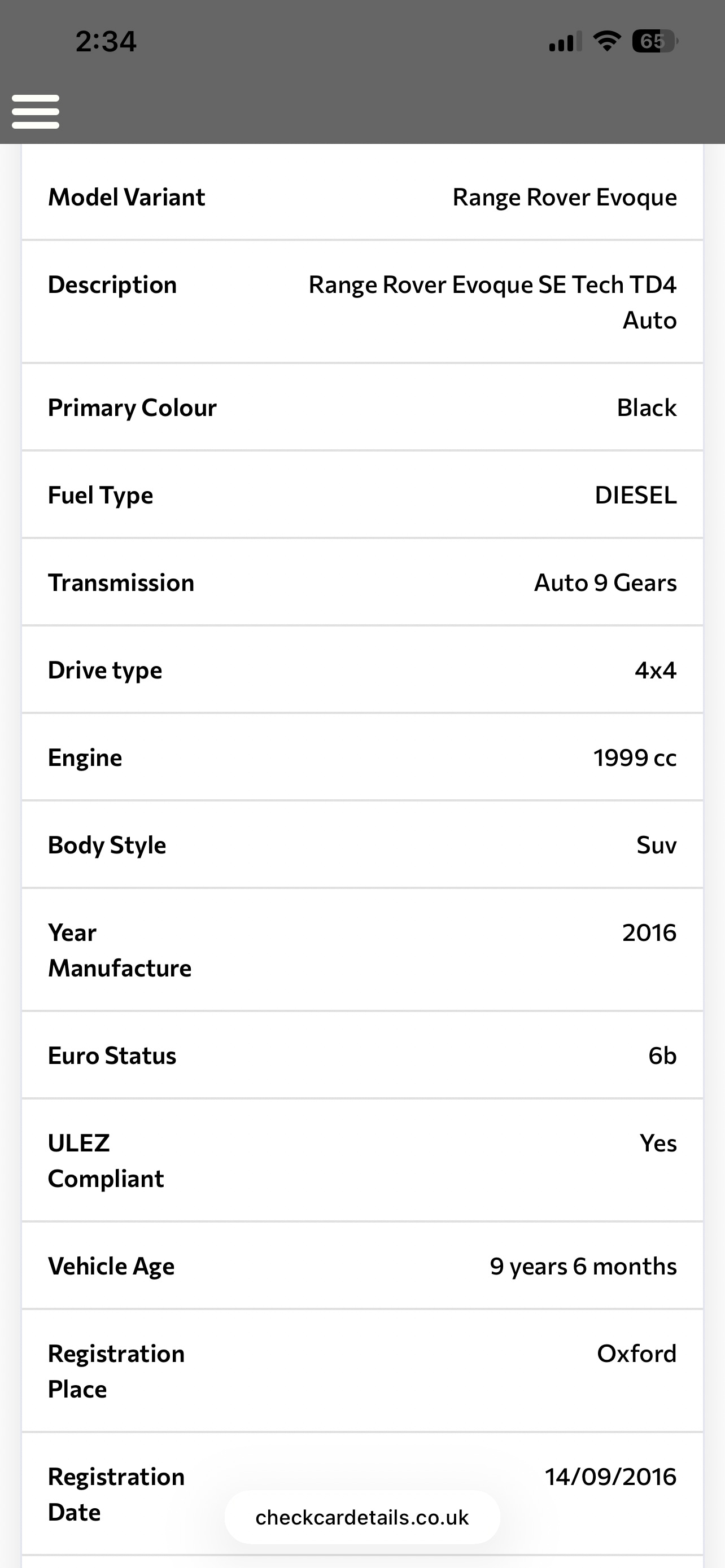 Used Land Rover Range Rover Evoque 2016 for sale - 77985140: Photo 11