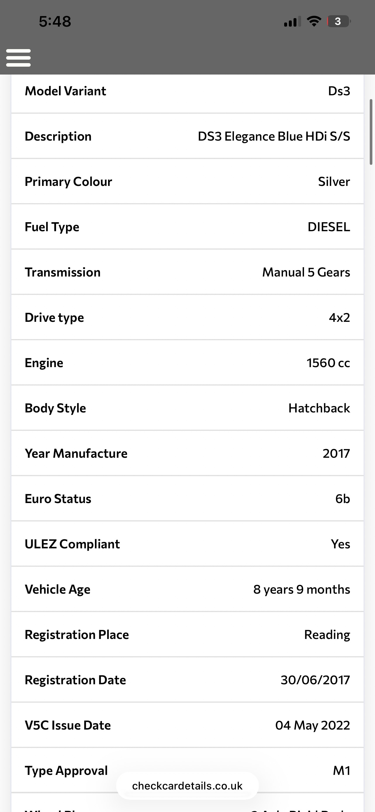 Used DS Automobiles DS 3 2017 for sale - 77766585: Photo 12