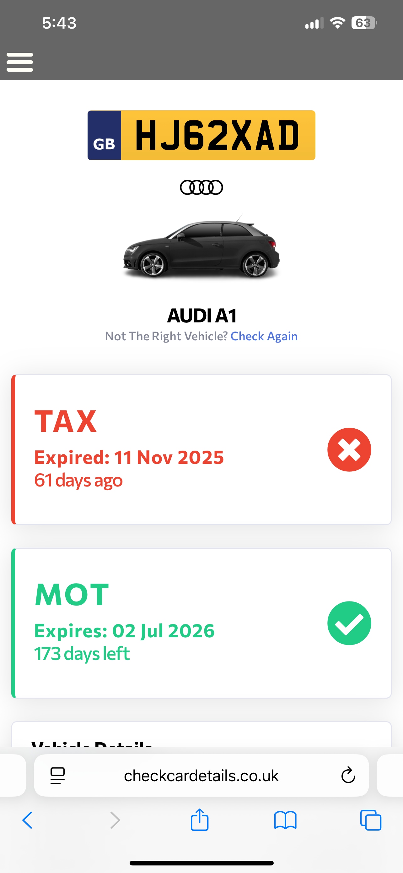 Used Audi A1 2012 for sale - 77165803: Photo 6