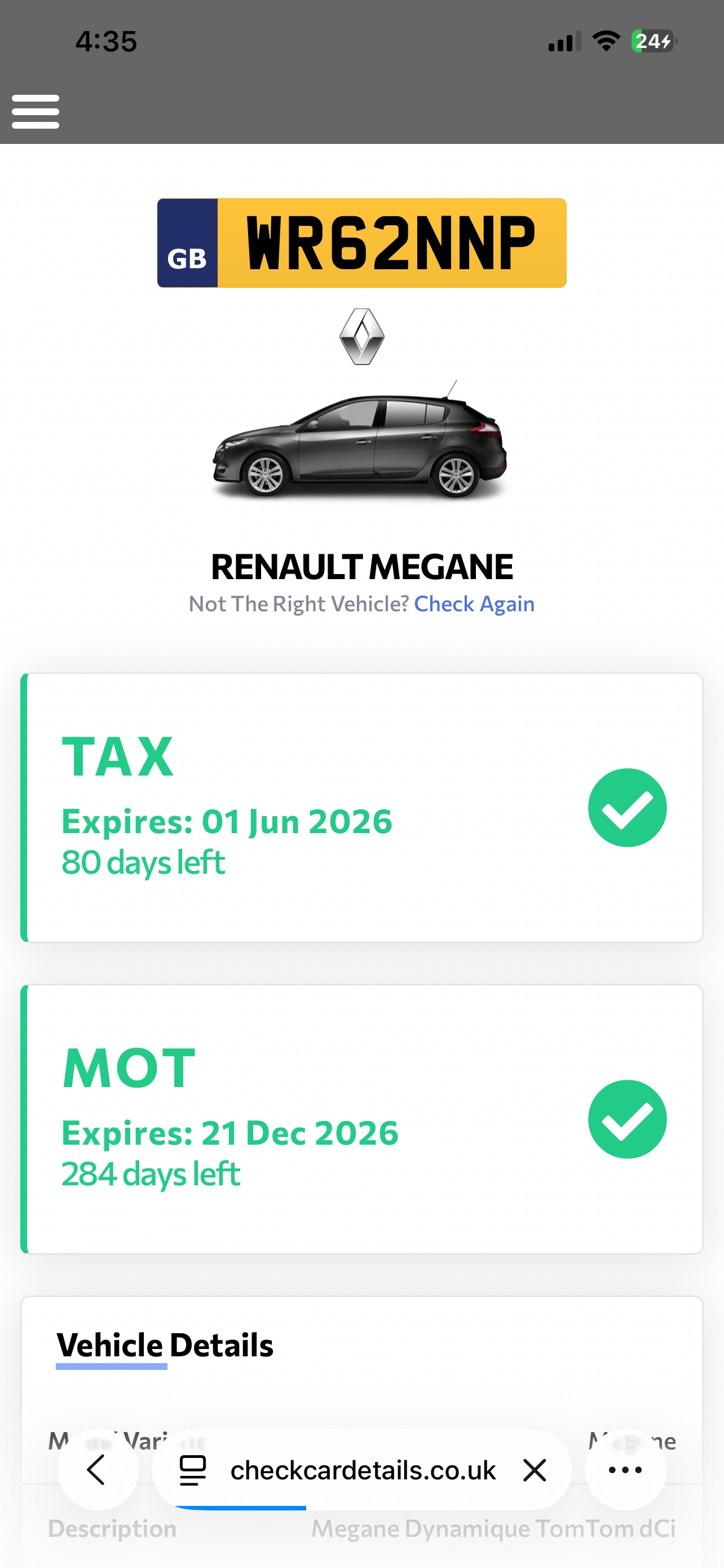 Used Renault Megane 2012 for sale - 77896686: Photo 9